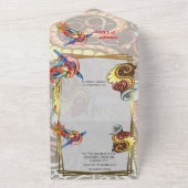 陽気なアーティストパーティードードル創造 オールインワン招待状 (外側)