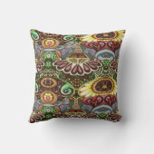 陽気なアーティストパーティードードル創造 クッション (裏面)