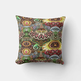 陽気なアーティストパーティードードル創造 クッション