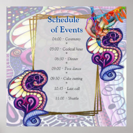 陽気なアーティストパーティードードル創造 ポスター