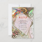 陽気なアーティストパーティードードル創造 出欠カード (正面)