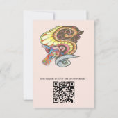 陽気なアーティストパーティードードル創造 出欠カード (裏面)