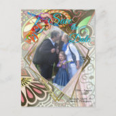 陽気なアーティストパーティードードル創造 案内ポストカード (正面)