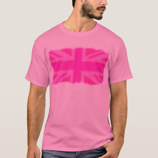 陽気なイギリスの英国国旗 Tシャツ (正面)