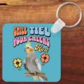 陽気なオウム キーホルダー (裏面)