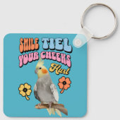 陽気なオウム キーホルダー (裏面)