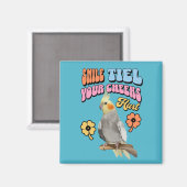 陽気なオウム マグネット (正面/裏面)