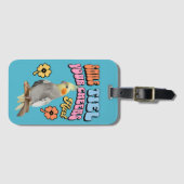 陽気なオウム ラゲッジタグ (正面横)