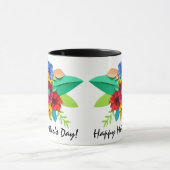 陽気なカット紙ブーケマグ マグカップ (中央)