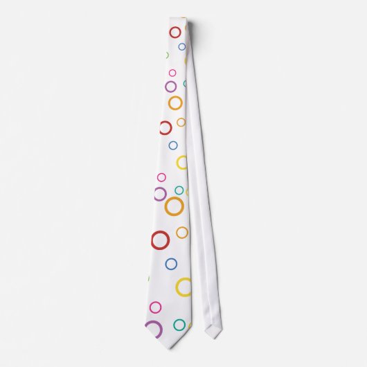 陽気なカラフルシンプル ネクタイ (正面)