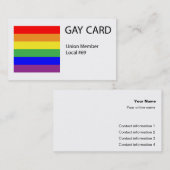 陽気なカードトリックカード 名刺 (正面/裏面)