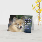 陽気なカード カード (黄色い花)