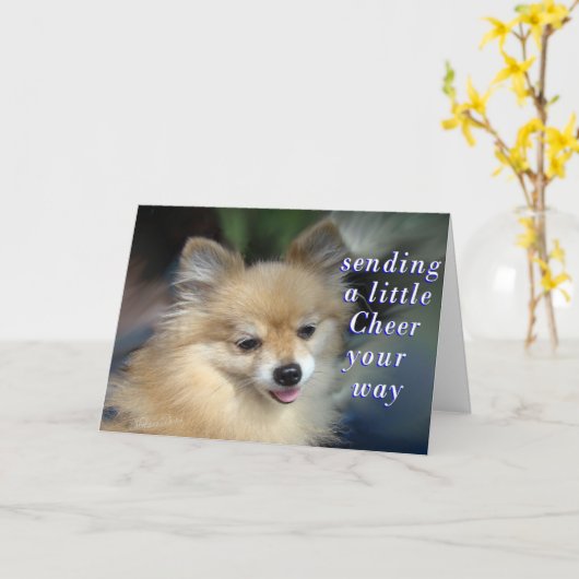 陽気なカード カード (黄色い花)