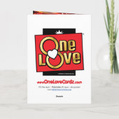 陽気なカード-美しいおよび精神 シーズンカード (裏面)