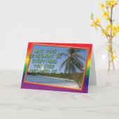 陽気なカード-退職の夢 カード (黄色い花)