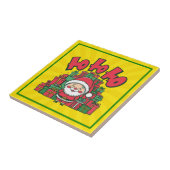 陽気なキャラクターサンタのクリスマス タイル (側面)