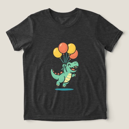 陽気なキャラクター トライブレンドTシャツ (デザイン正面)