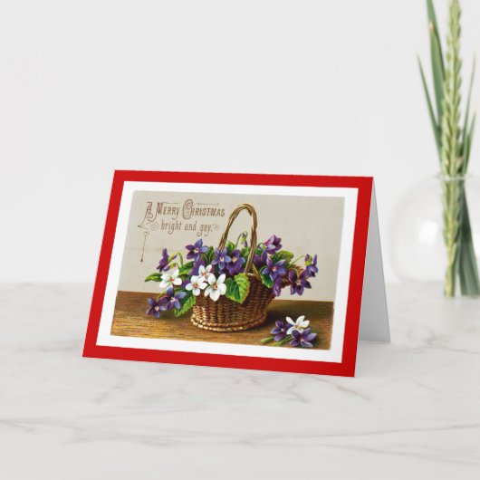 陽気なクリスマスが明るくゲイ シーズンカード (正面)