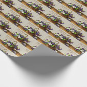 陽気なクリスマスが明るくゲイ ラッピングペーパー (角)