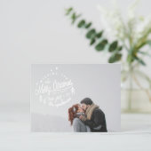 陽気なクリスマスと新年のレトロ ポストカード (スタンド正面)