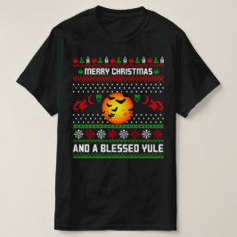 陽気なクリスマスと賛美ユール(キリスト降誕祭) Tシャツ