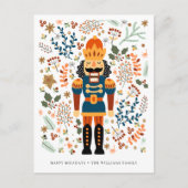 陽気なクリスマスのくるみ割り |写真の追加 ポストカード (正面)