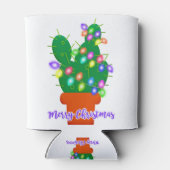 陽気なクリスマスのサボテン 缶クーラー (裏面)
