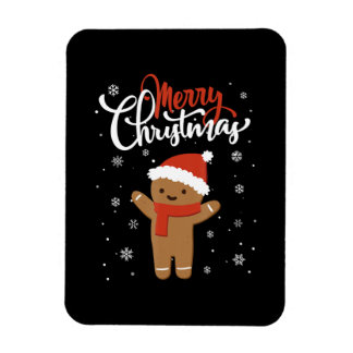 陽気なクリスマスのジンジャーブレッド |クリスマス・クッキー マグネット