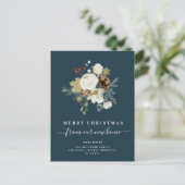 陽気なクリスマスのフローラ発表 ポストカード (スタンド正面)