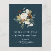 陽気なクリスマスのフローラ発表 ポストカード (正面)