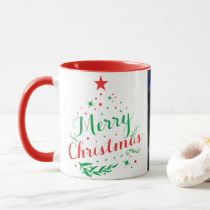 陽気なクリスマスのマグカップの家族かわいい マグカップ