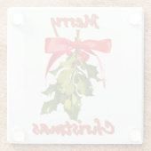 陽気なクリスマスのミートー ガラスコースター (裏面)