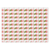 陽気なクリスマスのミートー テーブルクロス (正面(横))