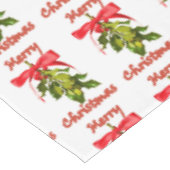 陽気なクリスマスのミートー テーブルクロス (アングル)