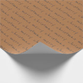 陽気なクリスマスの包み紙 ラッピングペーパー (角)