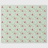 陽気なクリスマスの基本的なクリスマスのプレゼントの覆い ラッピングペーパー (フラット)