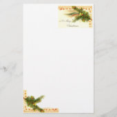 陽気なクリスマスの文房具 便箋 (正面)