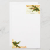 陽気なクリスマスの文房具 便箋 (正面/裏面)