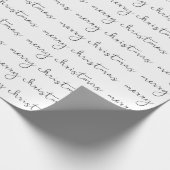 陽気なクリスマスの脚本 ラッピングペーパー (角)