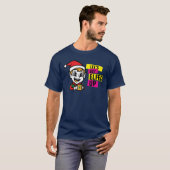 陽気なクリスマスエルフ Tシャツ (正面フル)