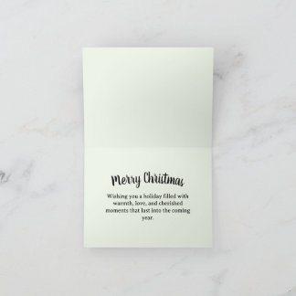 陽気なクリスマスカード サンキューカード