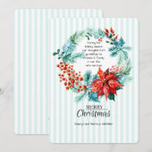 陽気なクリスマスカード シーズンカード (正面/裏面)