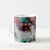 陽気なクリスマスガーランドマグ コーヒーマグカップ (正面左)