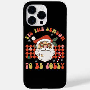 陽気なクリスマスサンタのレトロなG Case-Mate iPhone 14 PRO MAXケース