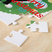 陽気なクリスマススケート ジグソーパズル (側面)