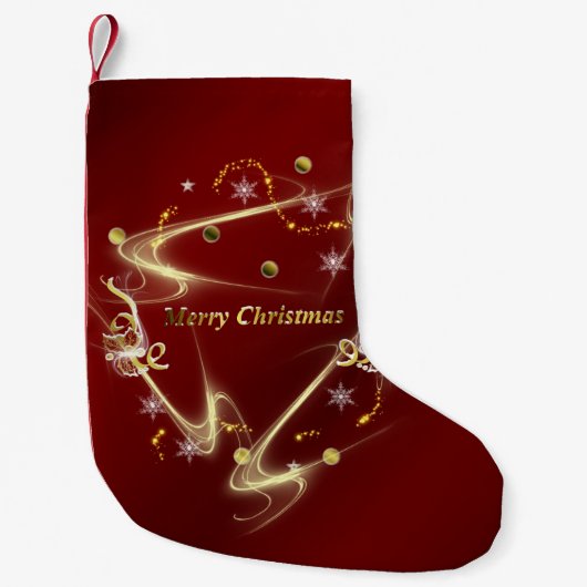 陽気なクリスマスストッキング スモールクリスマスストッキング (正面)