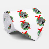 陽気なクリスマスハリネズミ ネクタイ (ロール)
