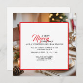 陽気なクリスマスブランチ シーズンカード (正面/裏面)