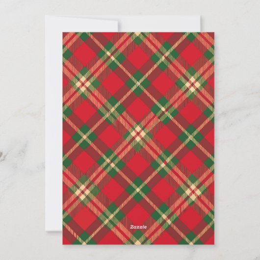 陽気なクリスマスプレド写真 シーズンカード (裏面)