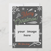 陽気なクリスマスレッド シーズンカード (正面)